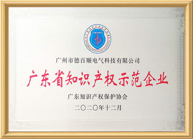 广东省知识产权示范企业